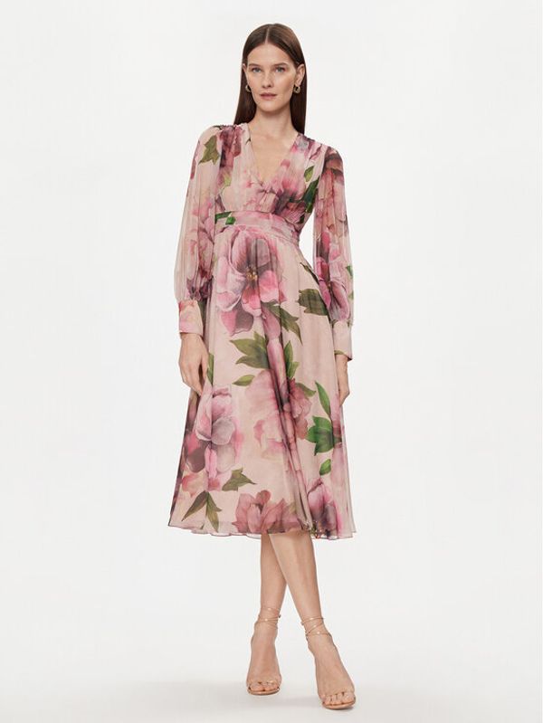 Nissa Nissa Haljina za svaki dan RC14882 Šarena Regular Fit