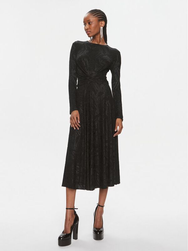 Nissa Nissa Haljina za svaki dan RZ14523 Crna Slim Fit