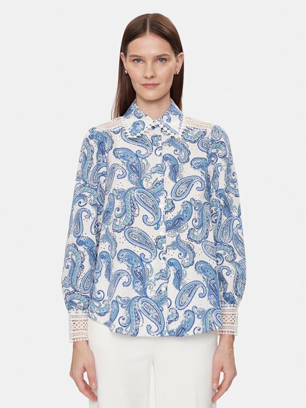 Nissa Nissa Košulja C14909 Plava Regular Fit