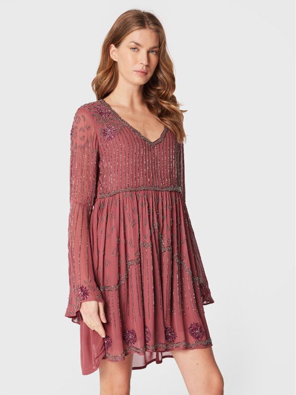 NKN Nekane NKN Nekane Haljina za svaki dan SH.SIRA Tamnocrvena Regular Fit