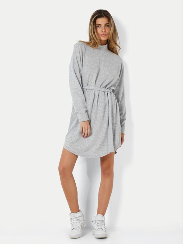 Noisy May Noisy May Džemper haljina City 27013883 Siva Regular Fit