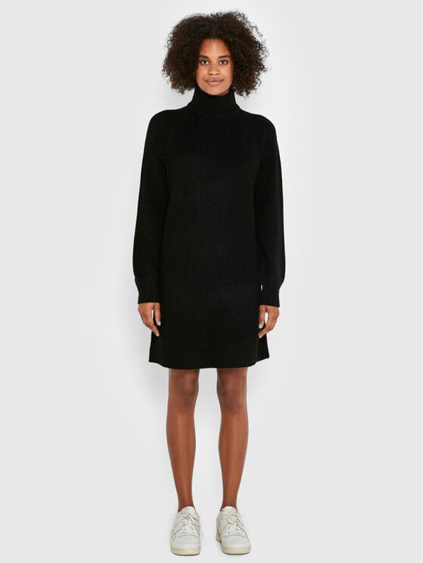 Noisy May Noisy May Džemper haljina Timmy 27017055 Crna Relaxed Fit