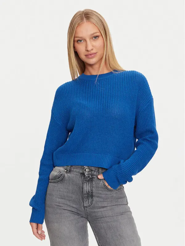 Noisy May Noisy May Džemper Maysa 27021536 Plava Relaxed Fit