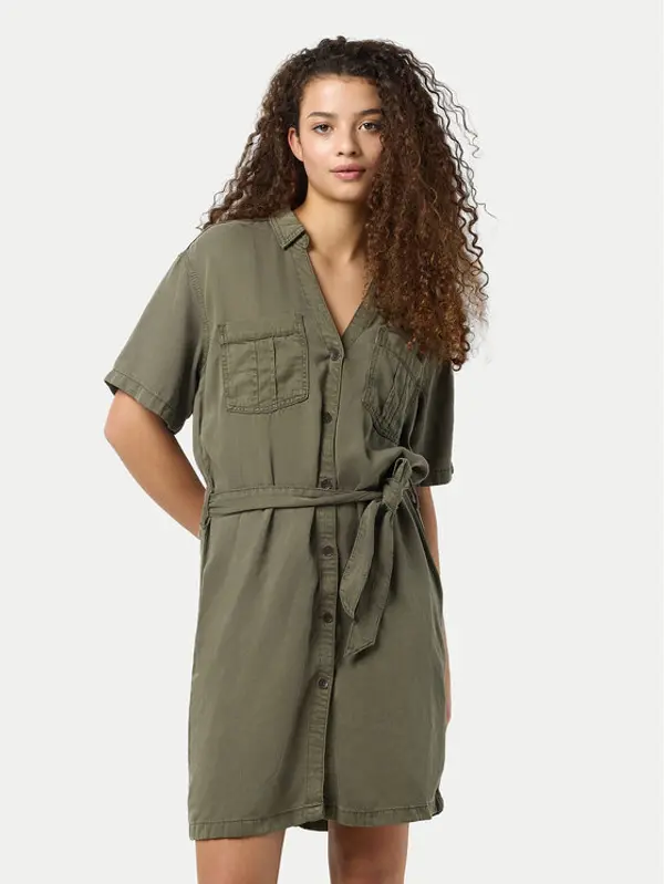 Noisy May Noisy May Haljina košulja Nera 27033063 Zelena Relaxed Fit