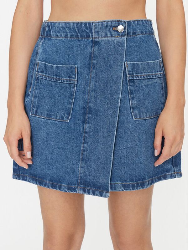 Noisy May Noisy May Jeans suknja Poppie 27029675 Tamnoplava Regular Fit