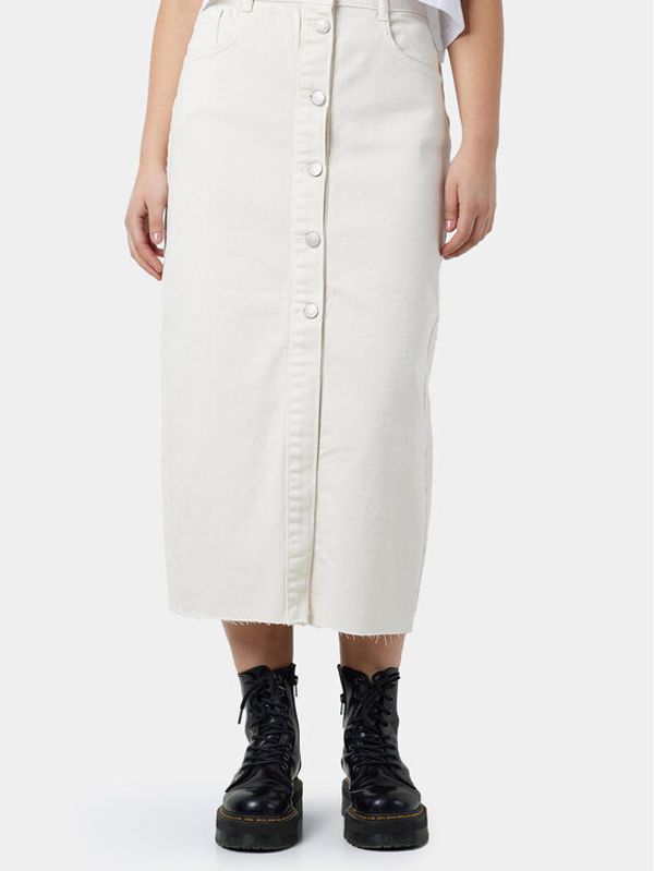 Noisy May Noisy May Jeans suknja Sira 27029410 Écru Regular Fit