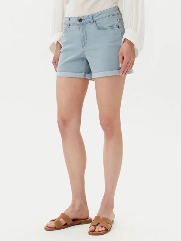 Noisy May Noisy May Kratke traperice Debby 27032491 Plava Slim Fit