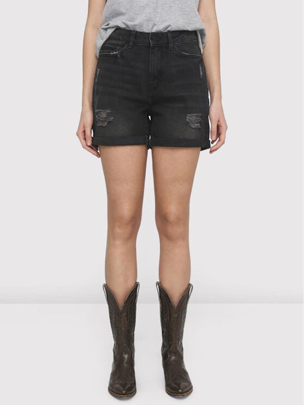 Noisy May Noisy May Kratke traperice Smiley 27010865 Crna Regular Fit