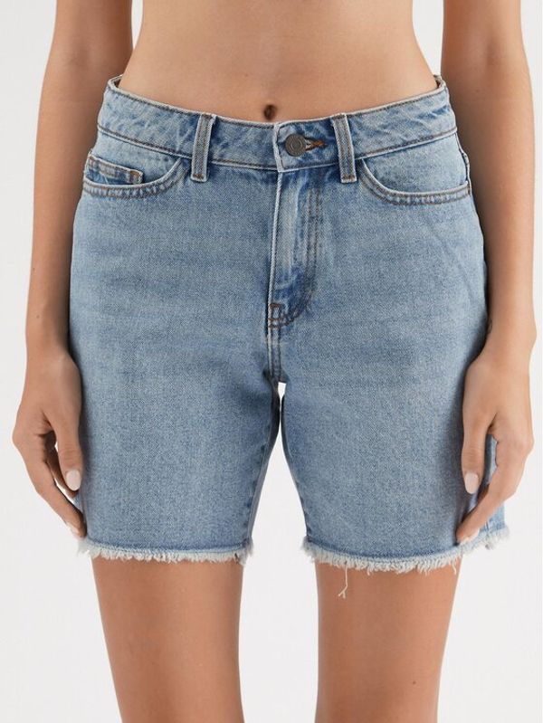 Noisy May Noisy May Kratke traperice Smiley 27024243 Plava Relaxed Fit