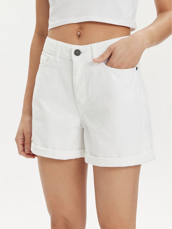 Noisy May Noisy May Kratke traperice Smiley 27029288 Bijela Relaxed Fit