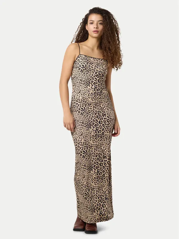 Noisy May Noisy May Ljetna haljina Avery 27034320 Smeđa Slim Fit