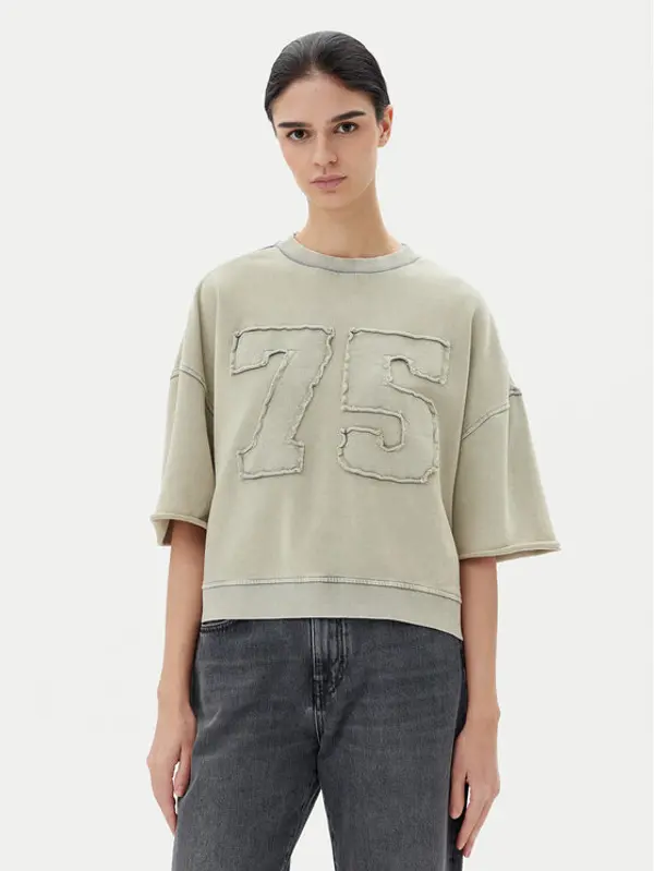 Noisy May Noisy May Majica dugih rukava Ciara 27034216 Bež Loose Fit