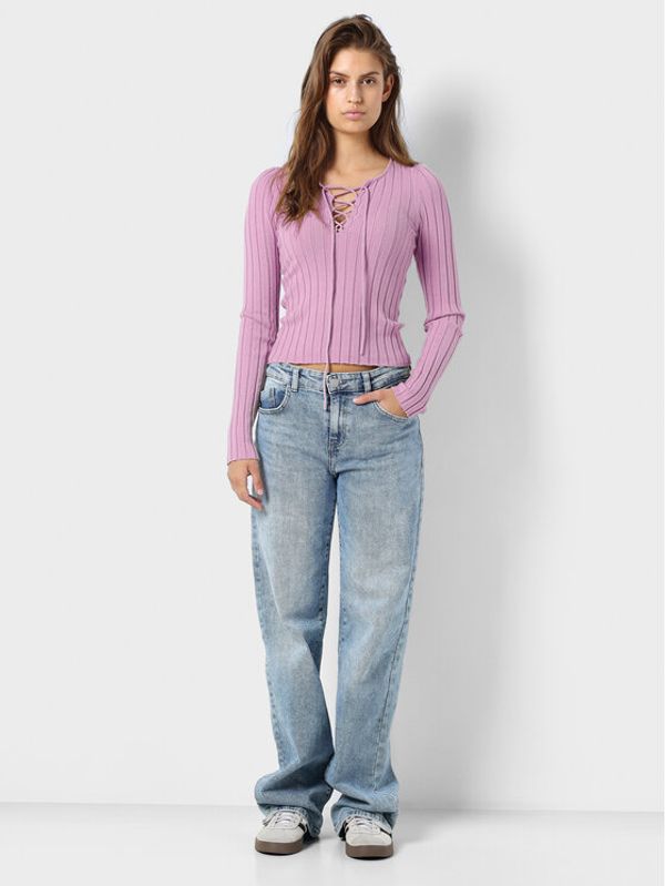 Noisy May Noisy May Majica Freya 27028880 Ružičasta Slim Fit