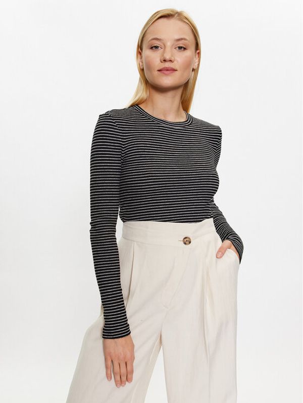 Noisy May Noisy May Majica Posy 27026866 Crna Slim Fit