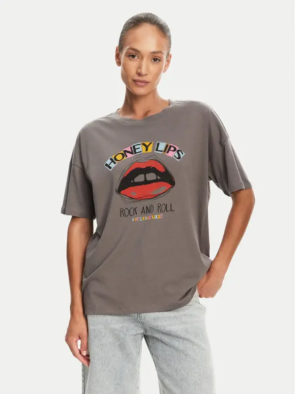 Noisy May Noisy May T-shirt Ida 27034417 Siva Relaxed Fit