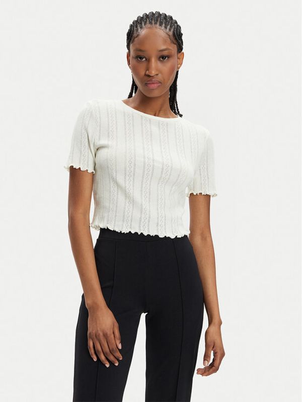 Noisy May Noisy May T-shirt Judy 27027990 Bijela Slim Fit