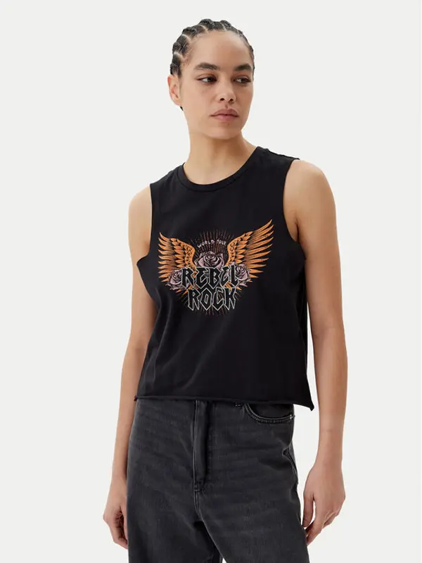 Noisy May Noisy May Top Rebel 27034002 Crna Oversize