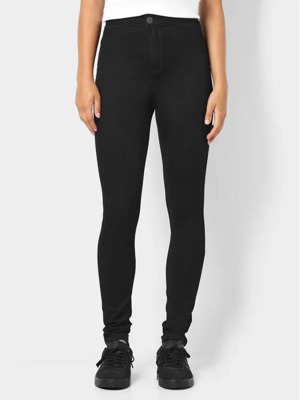 Noisy May Noisy May Traperice Ella 27000768 Crna Skinny Fit