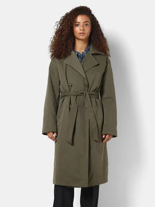 Noisy May Noisy May Trench Manya 27028990 Zelena Regular Fit