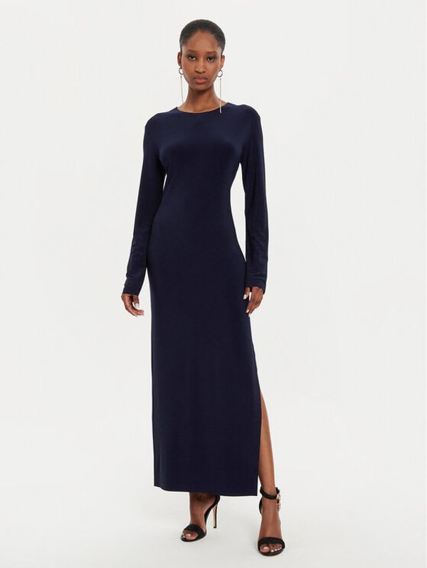 NORMA KAMALI NORMA KAMALI Večernja haljina KK2243PLE33951 Tamnoplava Slim Fit