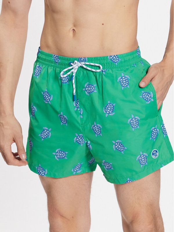 North Sails North Sails Kupaće gaće i hlače 673573 Zelena Regular Fit