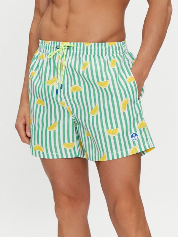 North Sails North Sails Kupaće gaće i hlače 673720 Zelena Regular Fit