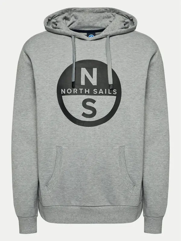North Sails North Sails Majica dugih rukava 691223 Siva Regular Fit