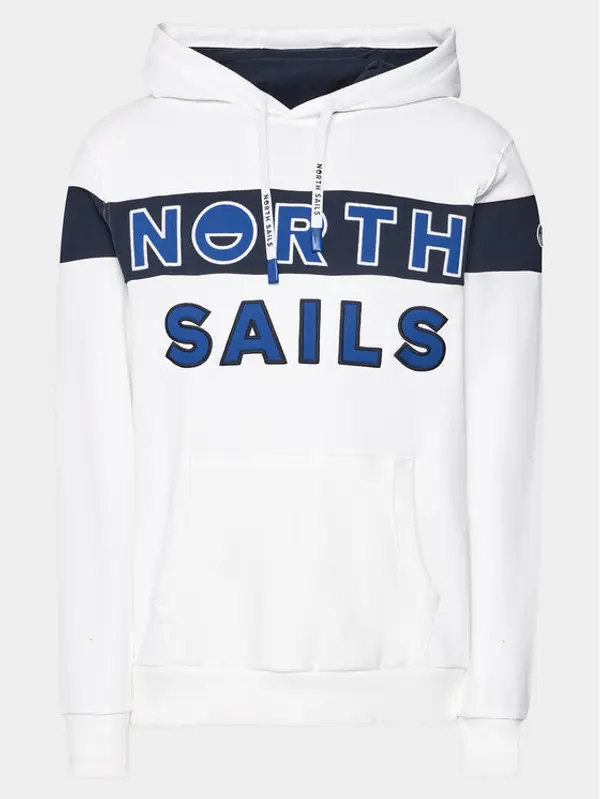 North Sails North Sails Majica dugih rukava 691250 Bijela Regular Fit