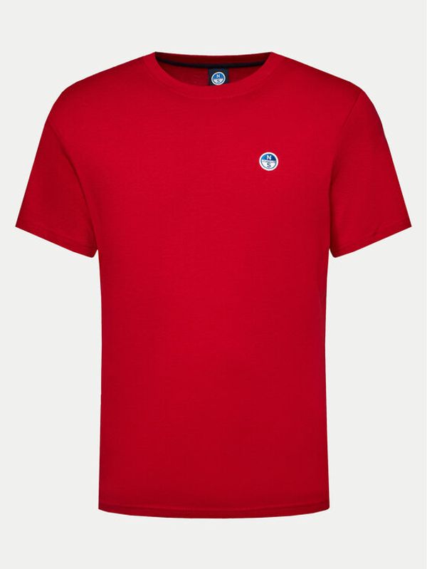 North Sails North Sails T-shirt Bollo 692970 Crvena Regular Fit