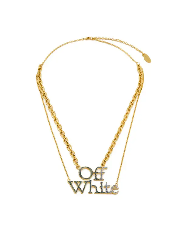 Off-White Off-White Ogrlica OWOB097S23MET0028445 Zlatna