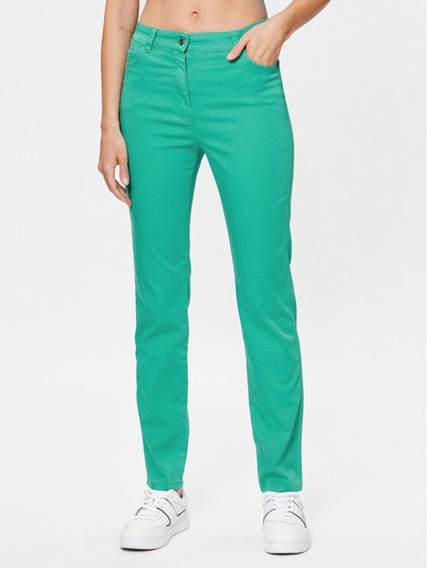 Olsen Olsen Hlače Mona 14000620 Zelena Slim Fit