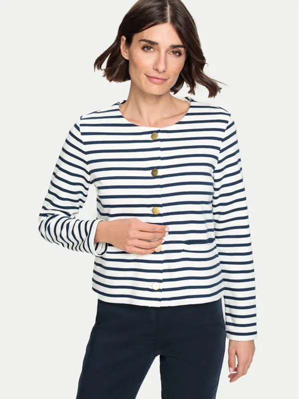 Olsen Olsen Kardigan 11201564 Bijela Regular Fit
