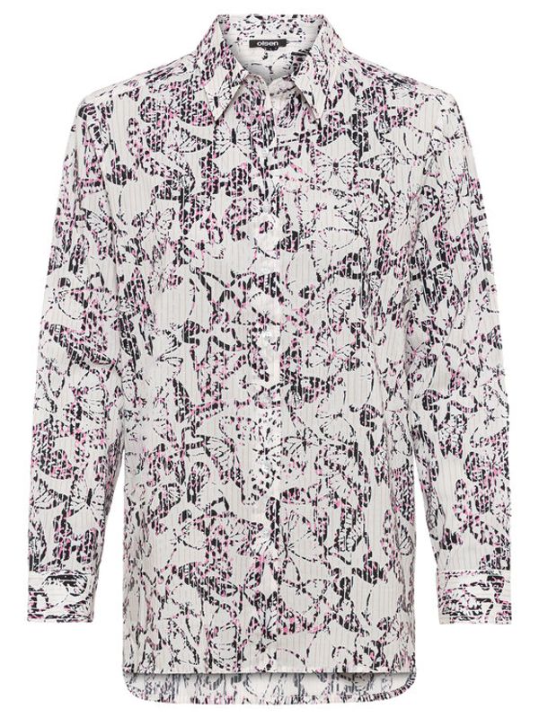 Olsen Olsen Košulja 12001774 Ružičasta Regular Fit