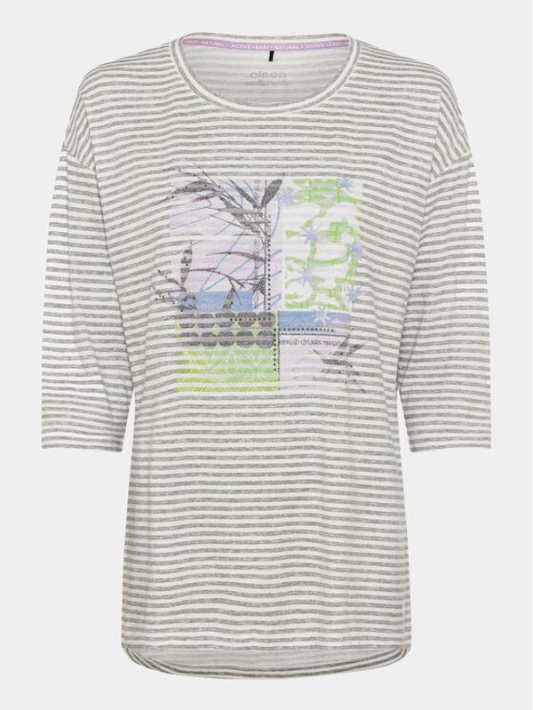 Olsen Olsen Majica 11104725 Siva Relaxed Fit