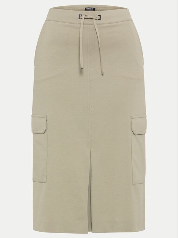 Olsen Olsen Midi suknja 16001362 Kaki Regular Fit