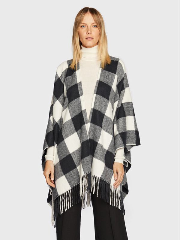 Olsen Olsen Pončo Global Traveller 18001791 Crna Relaxed Fit