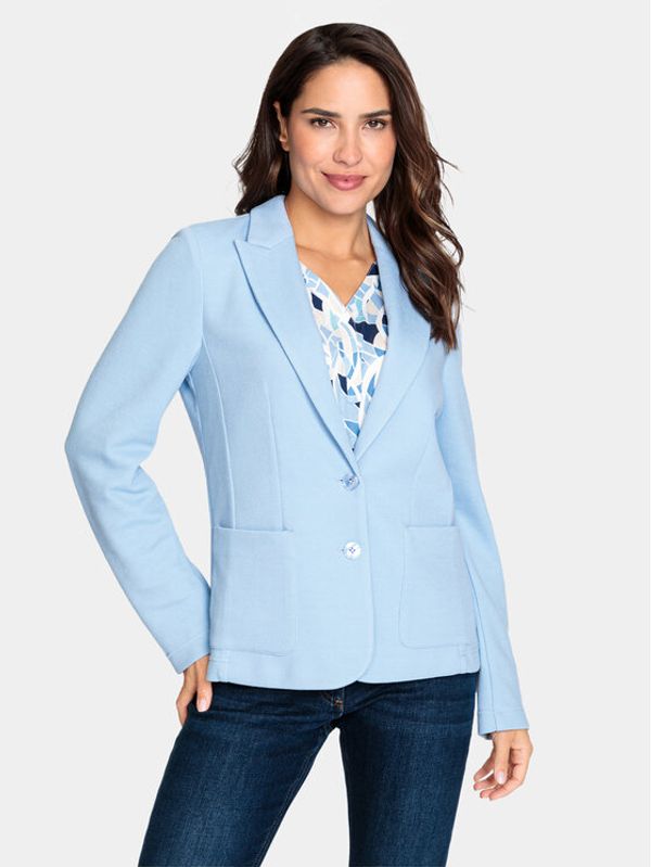 Olsen Olsen Sakoi 15001367 Svijetloplava Regular Fit