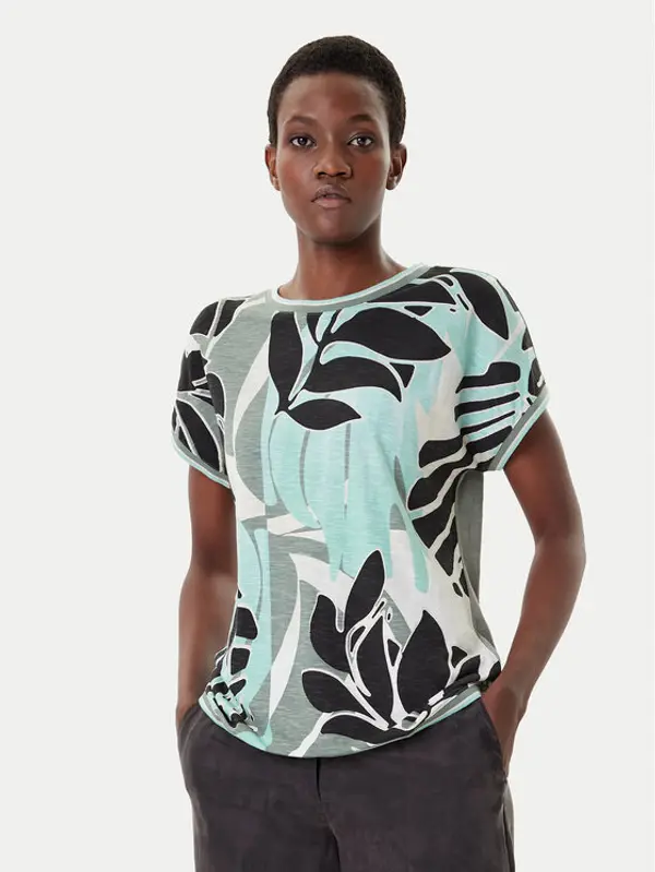 Olsen Olsen T-shirt 11105067 Zelena Regular Fit