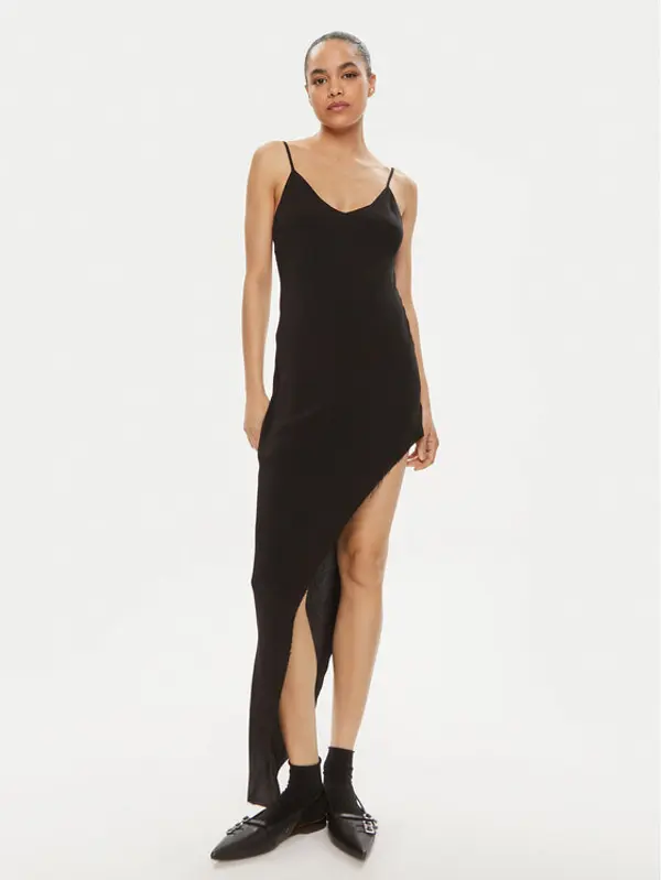 One Teaspoon One Teaspoon Koktel haljina Goldie 26319 Crna Slim Fit