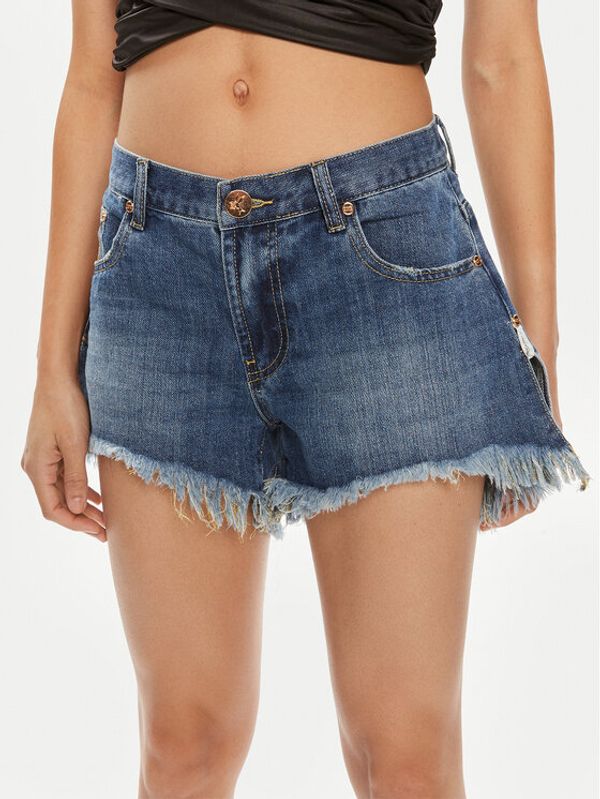 One Teaspoon One Teaspoon Kratke traperice Marlons 26274 Plava Boyfriend Fit