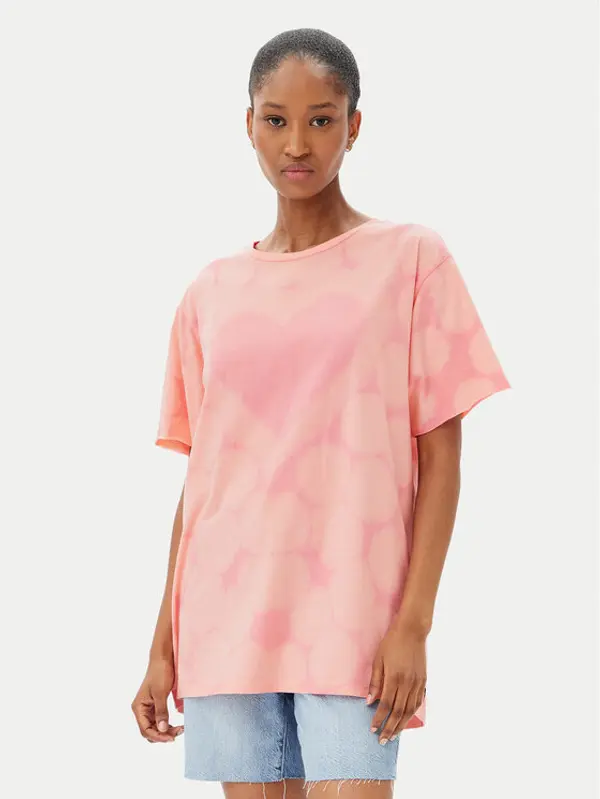 One Teaspoon One Teaspoon T-shirt Love Sweat 26918 Ružičasta Relaxed Fit