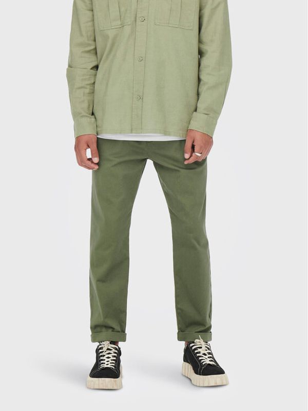 Only & Sons Only & Sons Chino Kent 22020400 Zelena Regular Fit