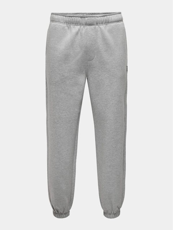 Only & Sons Only & Sons Donji dio trenerke Dan 22027583 Siva Relaxed Fit