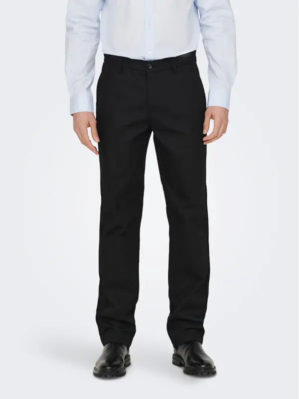 Only & Sons Only & Sons Hlače Edge-Ed 22024468 Crna Relaxed Fit