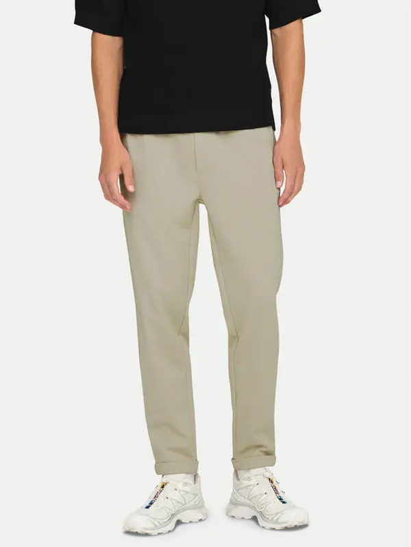 Only & Sons Only & Sons Hlače Linus 22029924 Bež Tapered Fit