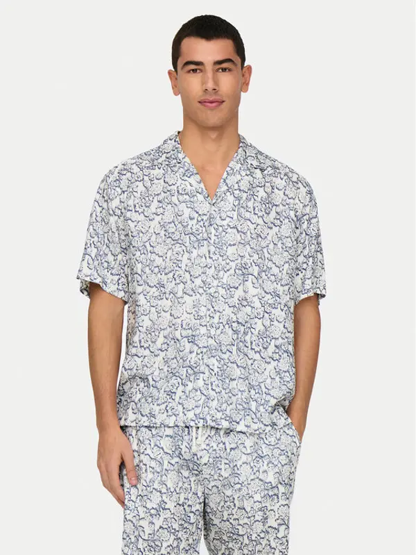 Only & Sons Only & Sons Košulja Dash 22032733 Écru Regular Fit