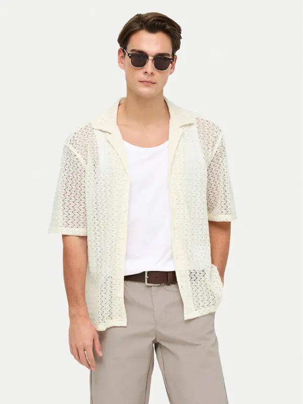 Only & Sons Only & Sons Košulja Novak 22034187 Bež Relaxed Fit
