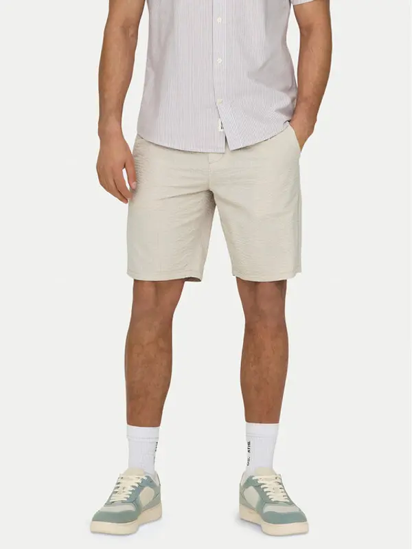 Only & Sons Only & Sons Kratke hlače Leo 22028301 Bež Regular Fit