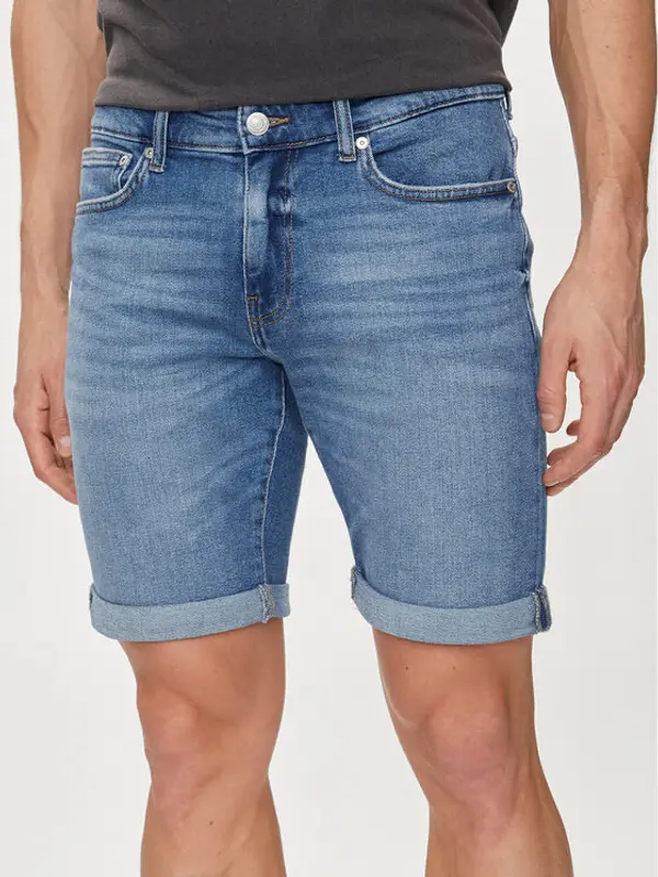 Only & Sons Only & Sons Kratke traperice Ply 22028772 Plava Slim Fit
