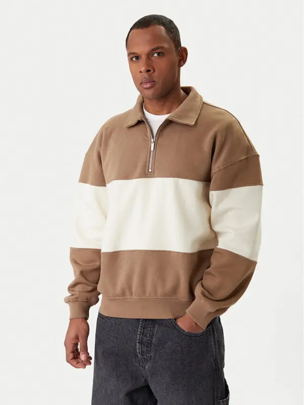 Only & Sons Only & Sons Majica dugih rukava Byorn 22031400 Bež Oversize